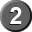 Nummer 2 als Feldkennzeichen
