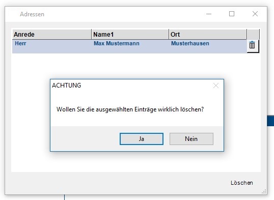 Löschen