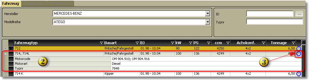 Nkw Fahrzeugtypdetails