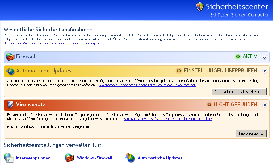 900_S_AdminOSEinstMenSysSicherheitscenter